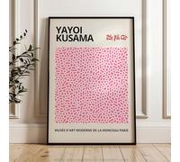 ARTINSPIRIO Poster d'art de Yayoi Kusama (poster uniquement, 30 x 40 cm)