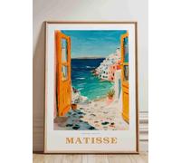 ARTINSPIRIO Poster mural, architecture de style grec, impression d'art sans cadre, 40 x 50 cm, poster de qualité supérieure 230/g/m²