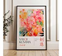 ARTINSPIRIO Yayoi Kusama Affiche, Poster de style japonais (Seulement l'affiche, 40x50 cm)