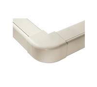 Artiplastic Coude Externe pour Goulotte 80 x 60 mm, Connecteur d’Angle, Pvc, Blanc