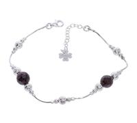 Artipol Bracelet fabr.européenne style français. Argent rhodié Grenat naturelle - modèle B3803-G