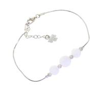 Artipol Bracelet fabr.européenne style français. Argent rhodié Pierre de lune naturelle - modèle B2601-PL