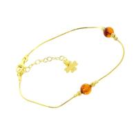 Artipol Bracelet fabr.européenne style français. Vermeil Ambre naturelle - modèle B2401-BV