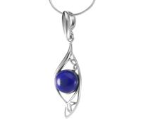 Artipol Pendentif fabr.européenne style français. Argent rhodié Lapis-lazuli naturelle - modèle P2614-LL