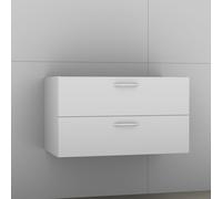 Artiqua 413 Meuble sous-vasque avec 2 tiroirs, 413-WU2L-K76-7016-68#GriffE338,