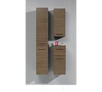 Artiqua placard Série 818 , 73x30x30cm charnières à gauche, blanc brillant, 2000 porte et 2000 tiroir