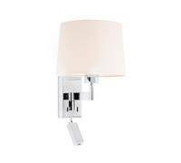 ARTIS Applique Murale Chrome/ Beige