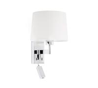 ARTIS Applique Murale Chrome/ Blanc
