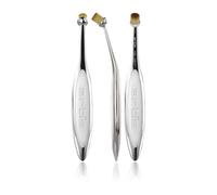 Artis Elite Circle 1 Pinceau de maquillage | Ensemble de fibres blondes rondes | Pointe ogive pour rouge à lèvres | Idéal pour les produits à lèvres et anti-cernes pour les taches