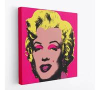 Artis Laboratory Poster Andy Warhol Reproduction de Marilyn 30 x 30 cm - Impression sur toile artistique sans cadre, tableaux modernes pour salon, décoration de maison, bureau, écologique, fabriqué en
