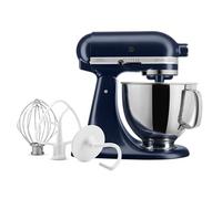 KitchenAid Robot pâtissier Artisan 5KSM125EIB 4,8 L 300 W tête inclinable 3 accessoires Bleu encre