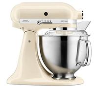 KitchenAid Artisan 5KSM185PS robot de cuisine 300 W 4,8 L Crème