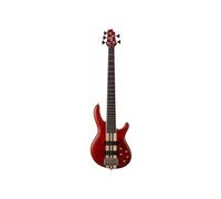 Artisan A5 plus FMMH - Rouge cerise pores ouverts - Guitare basse 5 cordes