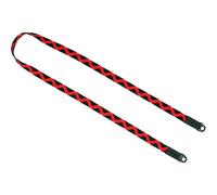 Artisan & Artist ACAM 317 Sazanami Bracelet en soie noir/rouge