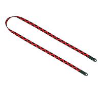 Artisan & Artist ACAM 318 Sazanami Bracelet en soie noir/rouge