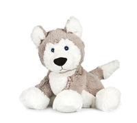 ARTISAN DU BIEN-ÊTRE-Bouillotte peluche husky coloris gris en grains de blé et lavande L'Artisan du bien-être