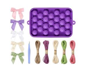 Artisan Grape Mold, Flexible Silicone Soap Mould, Fruit Shape Design with Jute Rope, Durable Food-Grade Craft Tool, Easy-Release DIY Template, Creative Supply for Mother's Day and Birthdays