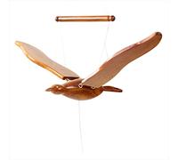 Artisan Oiseau volant en bois fait à la main 3D (tridimensionnel) modèle avec ailes | Idées cadeaux fonctionnels exclusifs pour la maison et la décoration | Sculpture à suspendre sur le toit et le