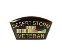 Artisan Owl Desert Storm Épingle à chapeau vétéran, Métal, Sans pierre précieuse