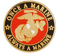 Artisan Owl United States Marine Corps USMC Once A Marine Pin (Once a Marine)