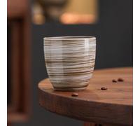 Artisan Peint à la main Grande capacité Céramique Japonais Rétro Créatif Four Change Master Tasse à Café Tasses à thé Blé
