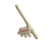 Artisan Toes Sipper, Authentic Ceramic Straw, 6,69 pouces texture Earthy with Natural Material, Sustainable Handmade Tea Pipe, Quirky Design with Thick Build, Novelty Drinkware for Outdoor Party