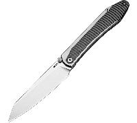 Artisan Trust - 1886G-GY - S35VN with Gray Titanium + Aluminum handle