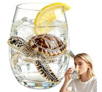 Artisanal Blue Ringed Octopus Glassware 3D Glass Animals (Sea turtle)