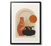 Artisanal Delights Impression bohème, art mural moderne de style scandinave, vase et plante morte, cadeau de décoration d'intérieur, mat d'archivage, A5 (impression uniquement) - 21 x 14,8 cm