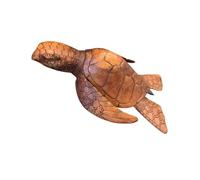 Artisanal Statue Tortue de mer XL 50cm. Sculpture sur Bois