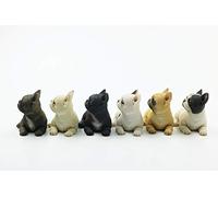 Artisanat Cadeaux Créatifs Décorations De Maison Simples Et Modernes Statues De Bureau Sculptures Ornements Jardinage Petite Sculpture Décoration Statue De Bouledogue, Mi,