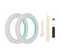 Artisanat de bande d'aluminium de cuivre Grattoirs de 5 mm de diamètre Kit d'auto-assemblage de vitrail de 50 m de long