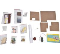 Artisanat du bois Maison de poupée miniature Kit Style simple Doll House Assembly Models Cadeau de jouets