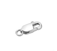 Artisanat durable : utilisez nos fermoirs mousquetons en argent sterling 925 avec ressorts solides en acier inoxydable pour tous vos projets. Différentes quantités offertes (1 5 pièces - 8 mm)