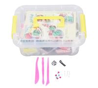Artisanat en argile polymère, argile colorée bricolage, argile plasticité à haute ductilité avec tutoriel pour les enfants de plus de 3 ans