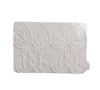 Artisanat pratique et polyvalent en silicone qui est portable pour les larmes de boucles d'oreilles en perles.