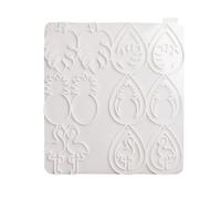 Artisanat pratique et polyvalent en silicone qui est portable pour les larmes de boucles d'oreilles en perles.