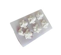 Artisanat réutilisable en silicone avec 7 adorables motifs angéliques, idéal pour la fabrication de savon en résine, adapté aux débutants, petit silicone
