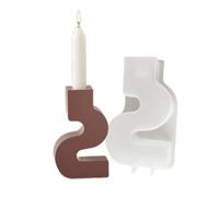 Artisanat Silicone Moules Bougeoir En Silicone Moule Forme Base Artisanat Moules Adaptés Pour Tasse Résine Bougeoir