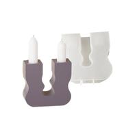 Artisanat Silicone Moules Bougeoir En Silicone Moule Forme Base Artisanat Moules Adaptés Pour Tasse Résine Bougeoir