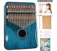 ArtisanShow Kalimba Piano à pouces 17 touches, ergonomique et portable, marimba rétro, avec instructions et marteau d'accordage, cadeau musical pour débutants