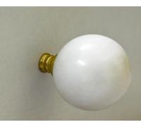 ARTISNO -Decorative Round Shape Marble Cabinet Drawer Knob, Marble Ball Knobs, Kitchen Cupboard White Marble Pulls, Dresser Knobs, Set of 6