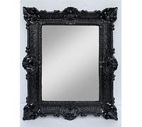 artissimo 3049 Cadre photo baroque noir avec verre de protection 56 x 46 cm Cadre photo antique