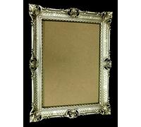 Artissimo Cadre photo baroque argenté vieilli 50 x 70 cm - Cadre photo antique - 70 x 90 cm - Cadre de mariage - 3057