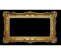Artissimo Cadre Photo Baroque Doré 96 x 57 cm et Antique 72 x 33 cm - Cadre de Mariage et Publicitaire 3074
