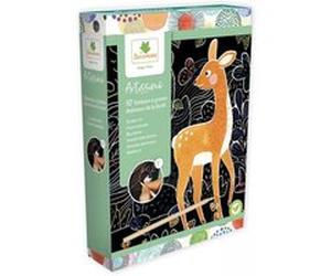 Artissimo - pm scratch art - animaux de la foret Multicolore G