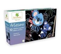 Artissimo Scratch Art Bébés Animaux Au Sycomore G