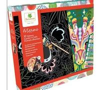 Artissimo - xl multiactivites-scratch art et sable -portraits d'animaux Orange G