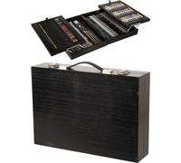 Artist 174 pcs. kit de peinture en boîte en bois