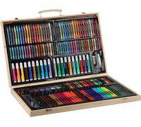 Artist 180 pcs. kit de peinture en boîte en bois